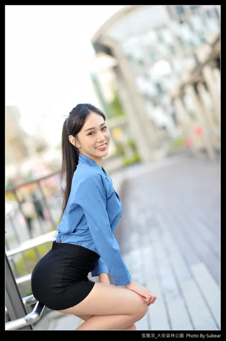 [Mzsock] NO.091 Zhang Yachun, Daan Forest, high heels and beautiful legs, outdoor shot street photography#[54P]-47