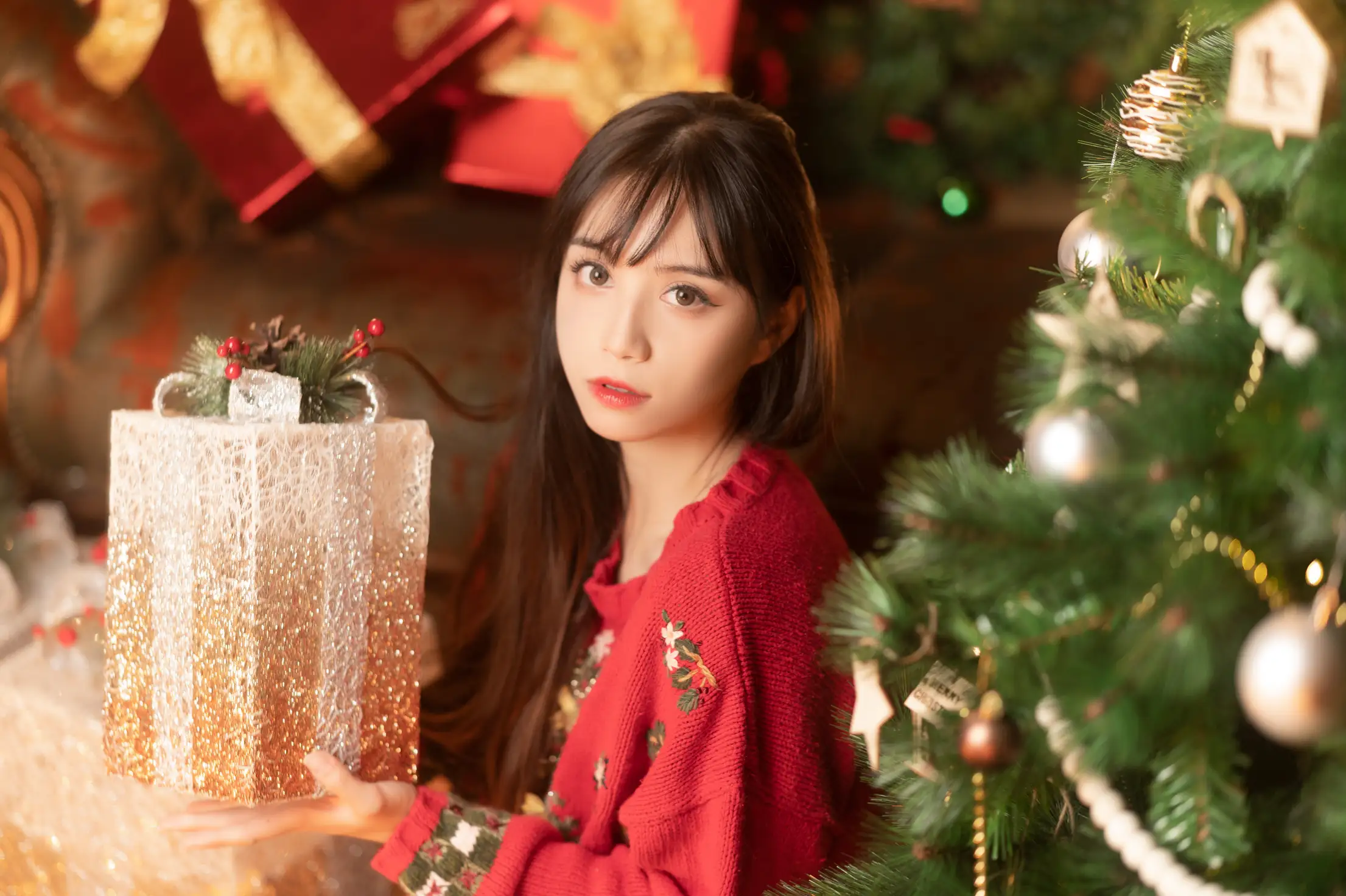 [YITUYU] 2022.05.26 Vol.0988 – Red Christmas Two plus six#[38P]-8